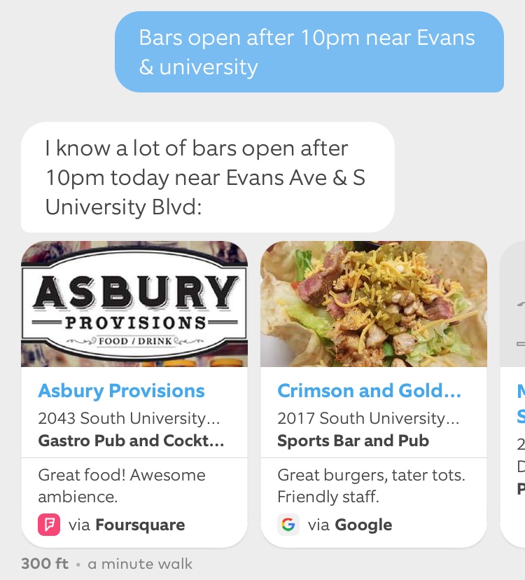 Image of "bars open after 10pm near evans & university"!